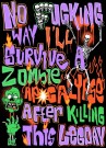 Zombie apocalypse after legday, two side print, T-SKJORTE VELG MELLOM FLERE FARGER thumbnail