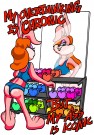 my overthinking is chronic, but this ass is iconic   thumbnail
