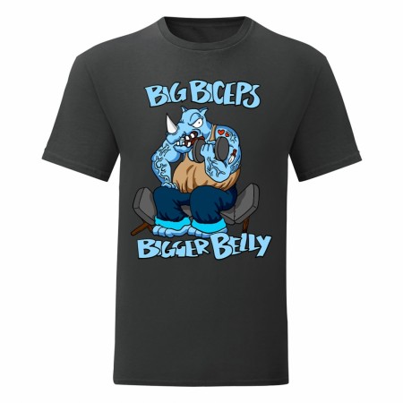 Big biceps , bigger belly 